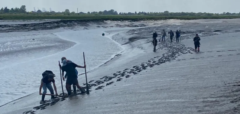 A mudwalk along Benfleet Creek