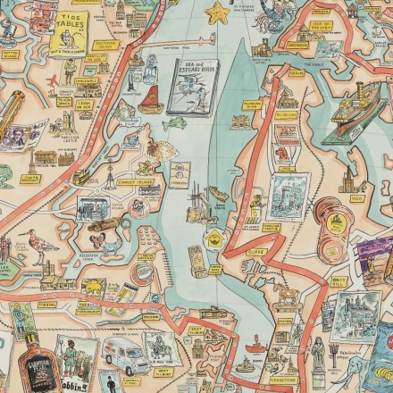 Thames Estuary Trail: an illustrated map